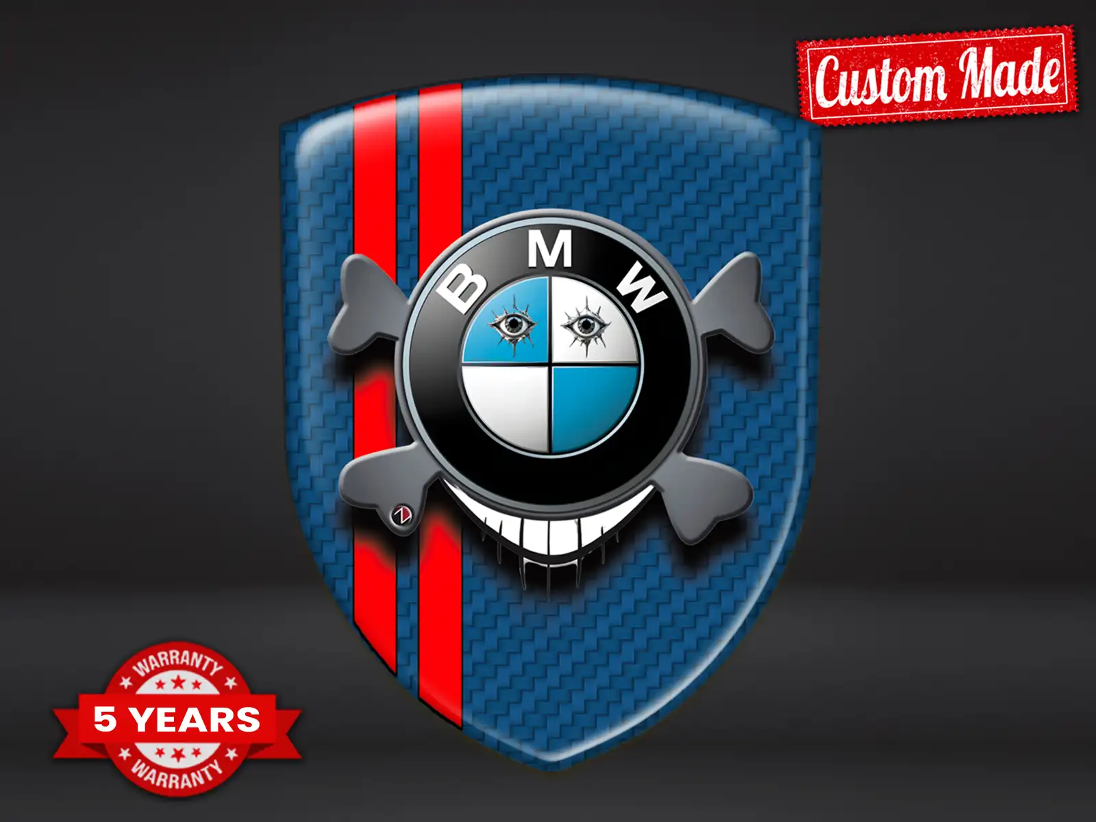BMW Heckscheibenaufkleber Trucks Luxus Edition Universal
